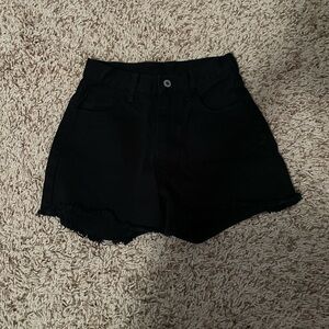 Brandy Melville black denim shorts